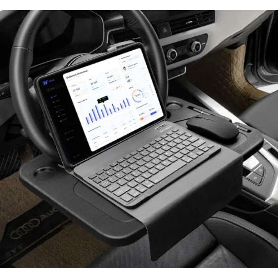 XINDELL Steering Wheel Tray - Food Tray for Eating and Laptop Holder Vehicle Travel Accessories, Front Seat Desk Car Organizer,
XINDELL Steering Wheel Tray - Food Tray for Eating and Laptop Holder Vehicle Travel Accessories, Front Seat Desk Car Organizer,