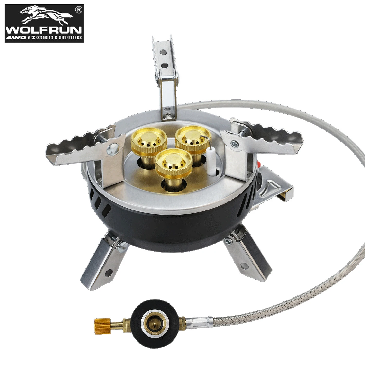 Windproof Portable Camping Stove High Power Foldable Gas Burner with Piezo Igniter for Backpacking Hiking Survival Cooking
Windproof Portable Camping Stove High Power Foldable Gas Burner with Piezo Igniter for Backpacking Hiking Survival Cooking