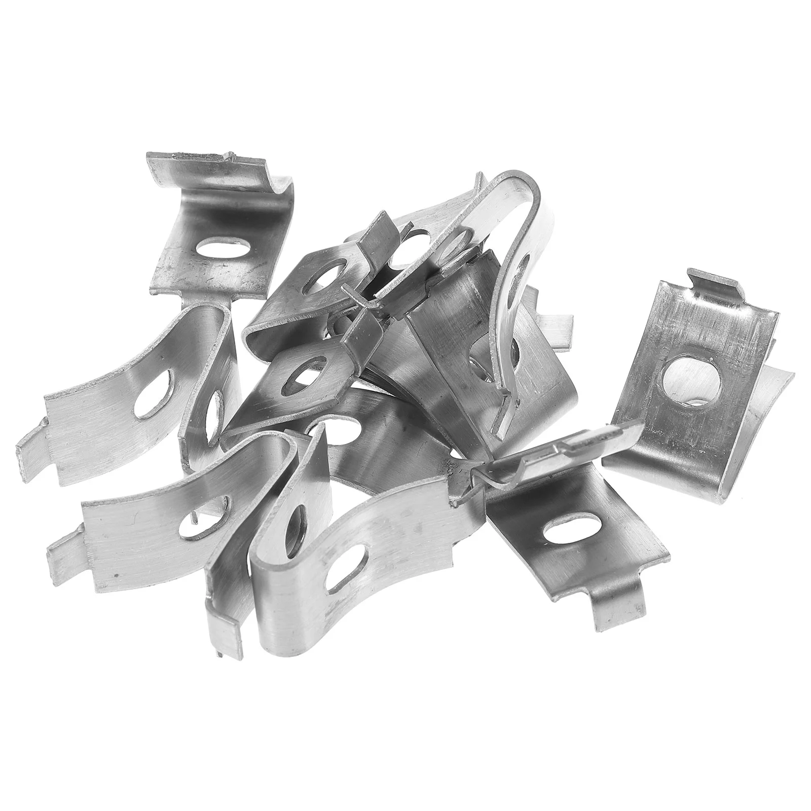 10 Pcs Stainless Steel Shelf Support Clips Strong Structure Anti Shake Glass Brackets Rust Proof Garage Tool Room
10 Pcs Stainless Steel Shelf Support Clips Strong Structure Anti Shake Glass Brackets Rust Proof Garage Tool Room