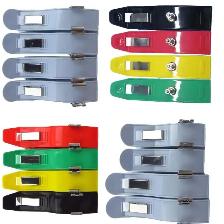 4PCS V-Lock ECG EKG Adult And Child Multi-Function Limb Clamp Set with 3.0mm DIN 4.0mm Banana Snap Clip for Medical Equipment
4PCS V-Lock ECG EKG Adult And Child Multi-Function Limb Clamp Set with 3.0mm DIN 4.0mm Banana Snap Clip for Medical Equipment