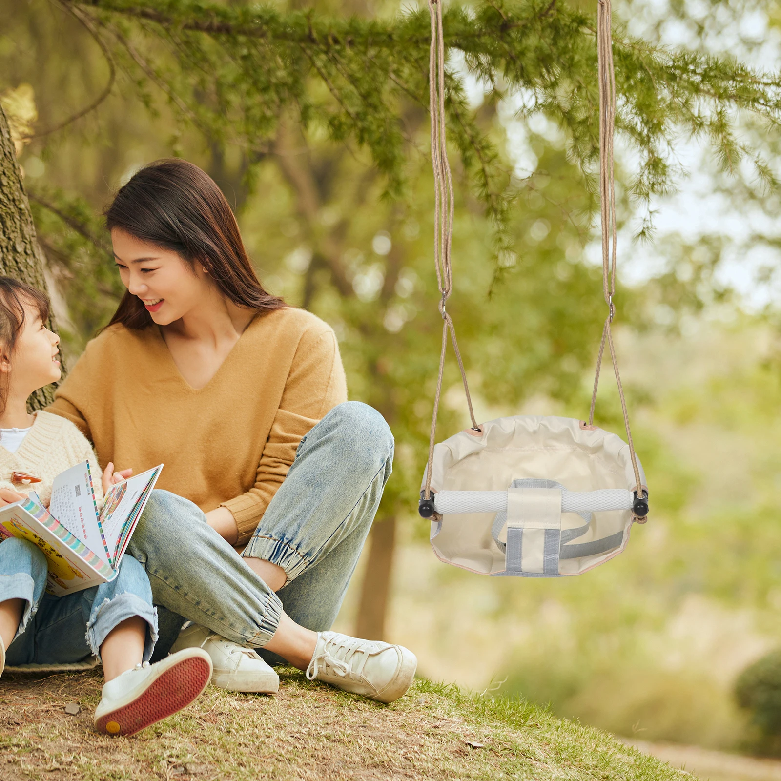 for Infants Toddler Indoor Outdoor Hanging Swing Adjustable Height Soft Material Comfortable Suspension Easy
for Infants Toddler Indoor Outdoor Hanging Swing Adjustable Height Soft Material Comfortable Suspension Easy