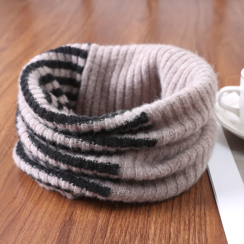 Вязаный шарф унисекс из чистой шерсти, теплый полосатый дизайн, модный осенне-зимний шарф на шею, мужской и женский шарф из 100% шерсти 
Вязаный шарф унисекс из чистой шерсти, теплый полосатый дизайн, модный осенне-зимний шарф на шею, мужской и женский шарф из 100% шерсти