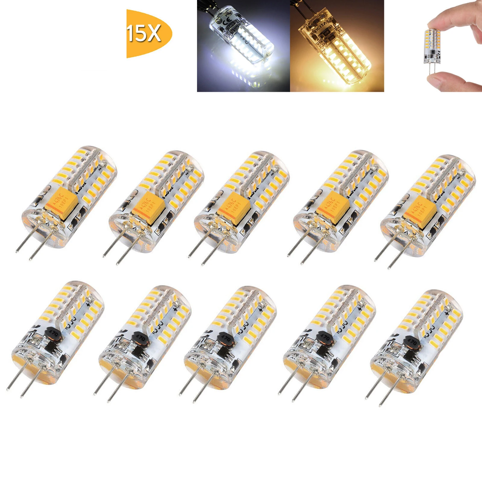 15Pcs Mini G4 Led Bulbs 220V 3W Lights Spotlights For Home High Temperature Lamp Gaming Room Accessories Quality Lighting Lamps
15Pcs Mini G4 Led Bulbs 220V 3W Lights Spotlights For Home High Temperature Lamp Gaming Room Accessories Quality Lighting Lamps
