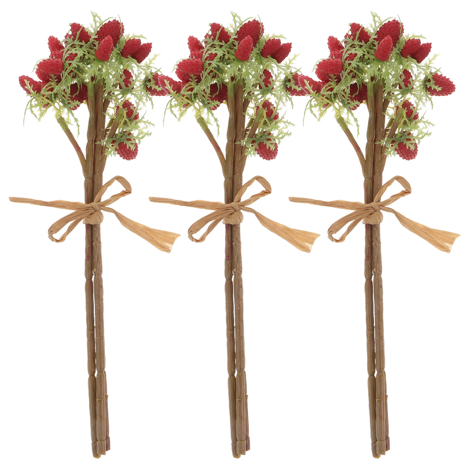 3Pcs Realistic Raspberry Picks Lifelike Artificial Stems for Vase Decor DIY Floral Arrangements Home Decoration
3Pcs Realistic Raspberry Picks Lifelike Artificial Stems for Vase Decor DIY Floral Arrangements Home Decoration