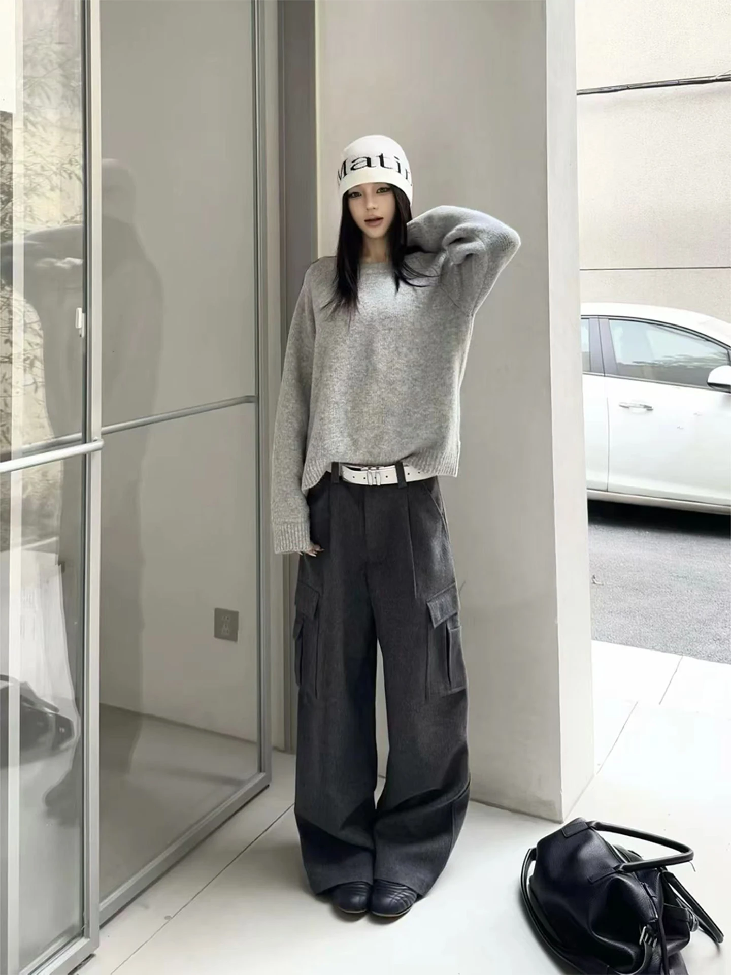 Soft Fce Lined round Ne Knitwear Men's Loose Fit Comfortable Autumn Winter Sweatirt Casual Sle Pure Color Warmth
Soft Fce Lined round Ne Knitwear Men's Loose Fit Comfortable Autumn Winter Sweatirt Casual Sle Pure Color Warmth