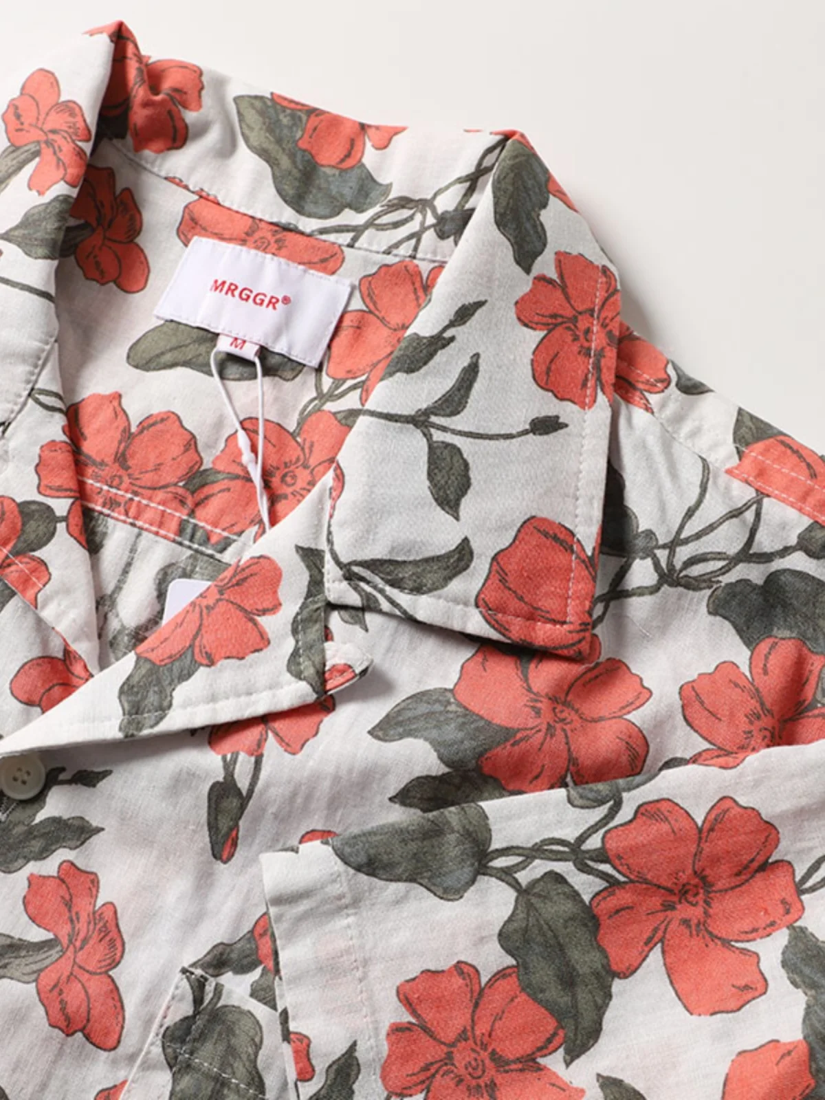 Retro Cuban Collar Cotton Linen Short Sleeve Men's Shirt Summer Hawaii Beach Style Floral Print Japanese Style Vintage Shirt
Retro Cuban Collar Cotton Linen Short Sleeve Men's Shirt Summer Hawaii Beach Style Floral Print Japanese Style Vintage Shirt