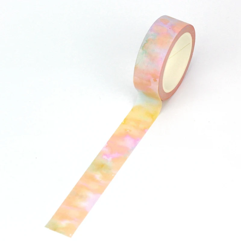 NEW 1PC. 10M Deco Watercolor Rainbow Sky Washi Tape for Scrapbooking Stickers Adhesive Masking Tape Cute Journaling Stationery
NEW 1PC. 10M Deco Watercolor Rainbow Sky Washi Tape for Scrapbooking Stickers Adhesive Masking Tape Cute Journaling Stationery