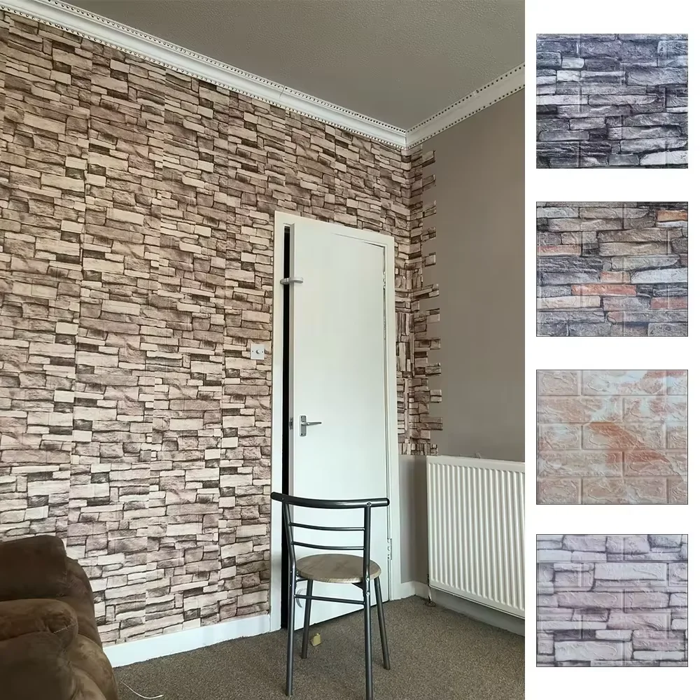 10pcs 3DFoam Wall Panels Self-Adhesive Sticker Waterproof Wallpaper Home Living Room Decor Bathroom Kitchen Decoration Wallpaper
10pcs 3DFoam Wall Panels Self-Adhesive Sticker Waterproof Wallpaper Home Living Room Decor Bathroom Kitchen Decoration Wallpaper