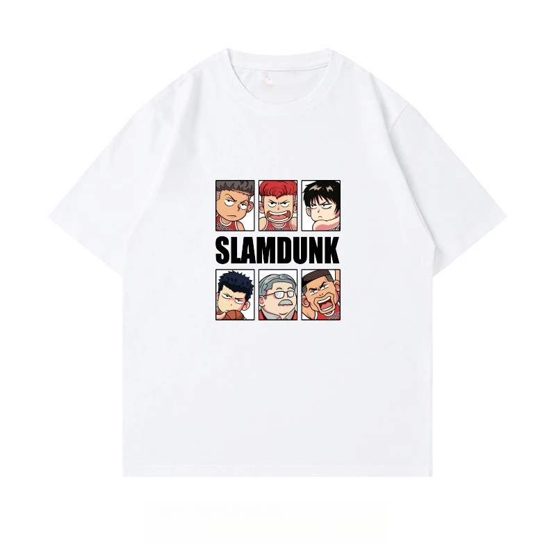 SLAM DUNK Sakuragi Blossom Road Аниме Периферийная футболка с короткими рукавами Летняя мужская и женская футболка с круглым вырезом Классический спортивный топ
SLAM DUNK Sakuragi Blossom Road Аниме Периферийная футболка с короткими рукавами Летняя мужская и женская футболка с круглым вырезом Классический спортивный топ
