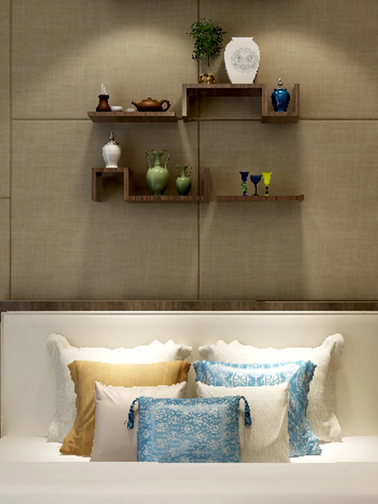Creative Wall Mounted Shelf Living Room TV Background Wall Decorative Asymmetrical Bracket Storage Display Rack Wood Material
Creative Wall Mounted Shelf Living Room TV Background Wall Decorative Asymmetrical Bracket Storage Display Rack Wood Material