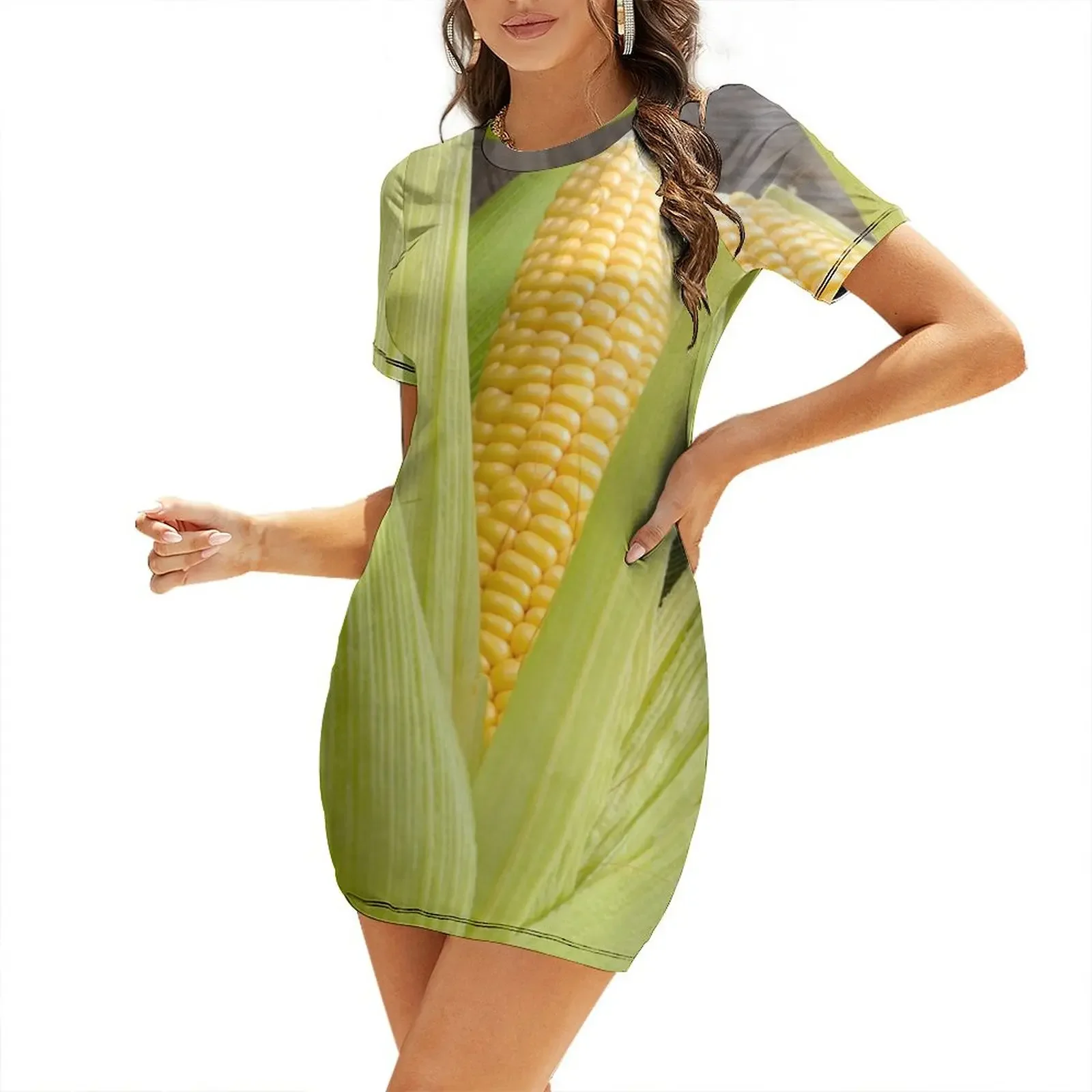 corn cob Short-Sleeved Dress Dress for girls Women long dress summer woman 2025
corn cob Short-Sleeved Dress Dress for girls Women long dress summer woman 2025