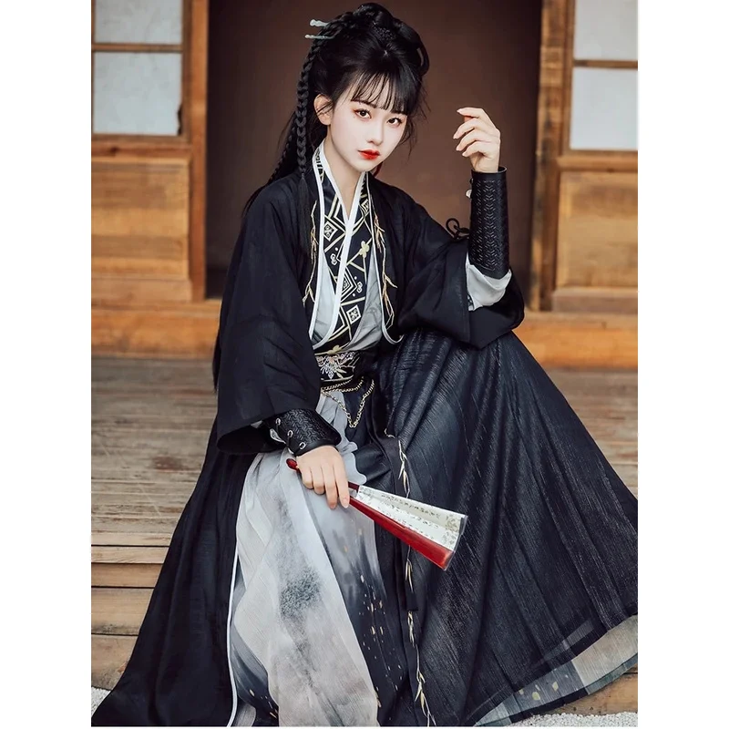 NewMucha Hanfu Cos, Song Style, Jiaozi, Qi Waist, Guofeng, Ink And Wash, Men And Women's Same Style, Cool Sasa, Everyday2025
NewMucha Hanfu Cos, Song Style, Jiaozi, Qi Waist, Guofeng, Ink And Wash, Men And Women's Same Style, Cool Sasa, Everyday2025