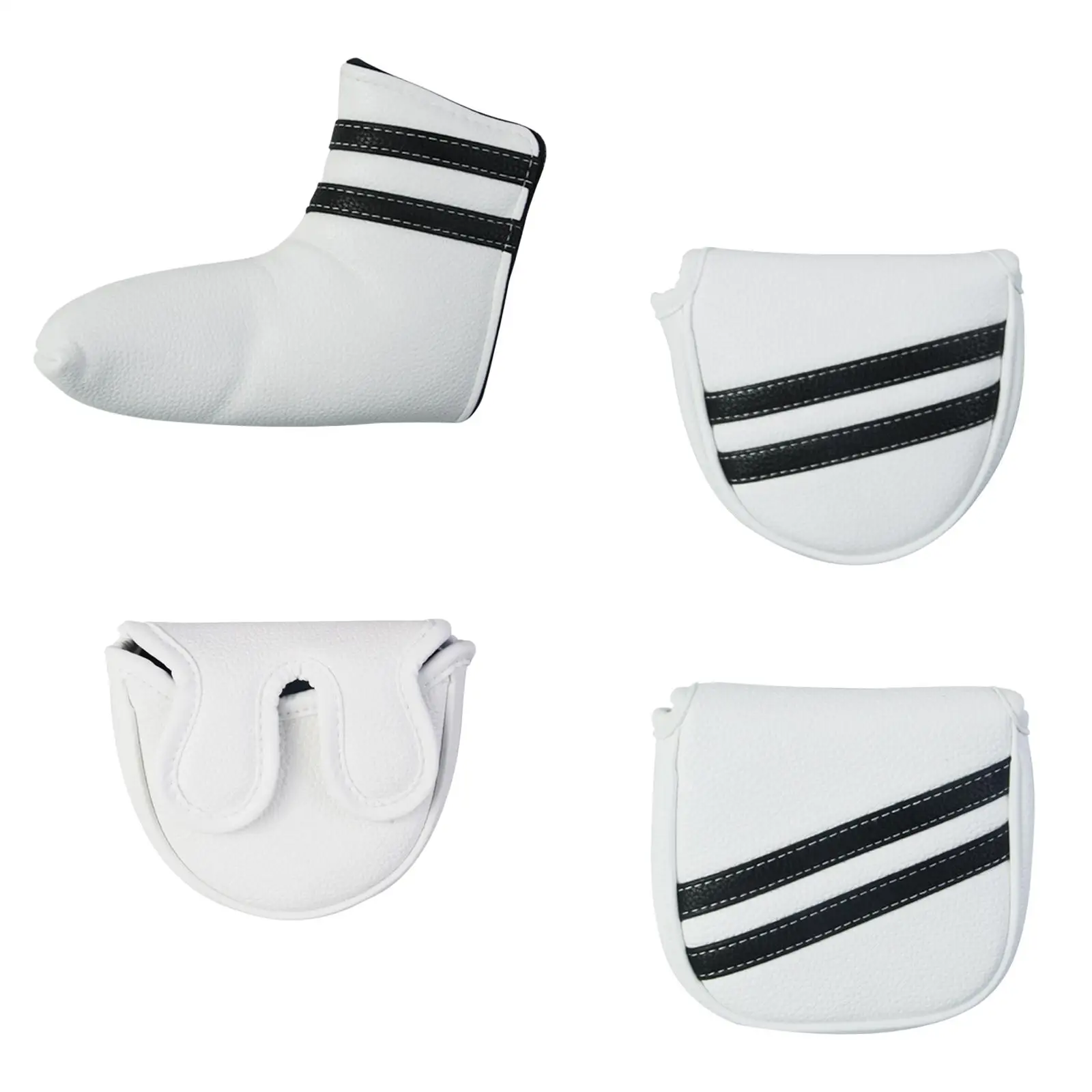 Deluxe Plush Lined Golf Putter Headcover Magnetic Wrap for All Weather Golf Head Protection Case
Deluxe Plush Lined Golf Putter Headcover Magnetic Wrap for All Weather Golf Head Protection Case