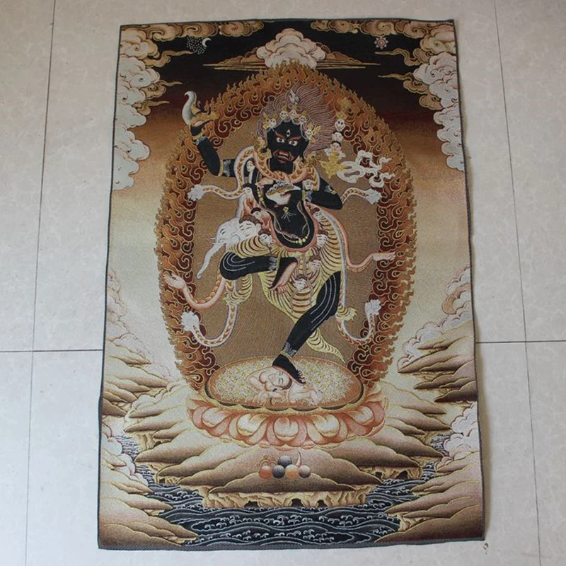 Tibetan Nepalese Buddhist embroidery Buddha murals Brocade paintings Cross stitch murals
Tibetan Nepalese Buddhist embroidery Buddha murals Brocade paintings Cross stitch murals