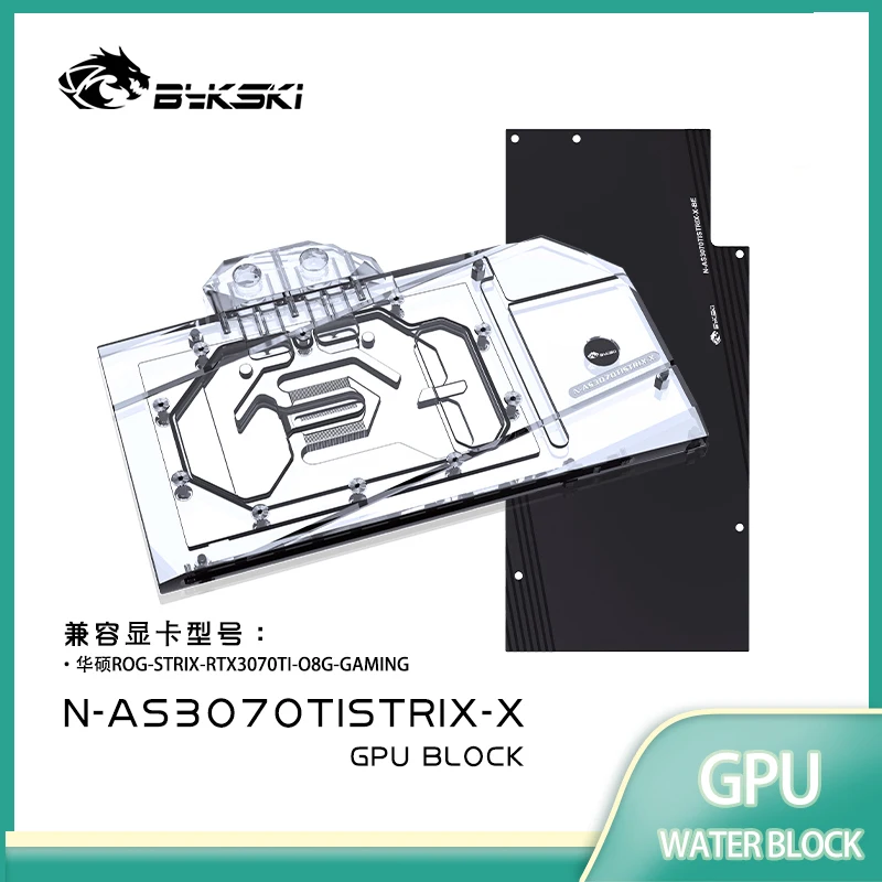 Bykski N-AS3070TISTRIX-X GPU Water Block for ASUS ROG STRIX RTX3070TI O8G GAMING/Full Coverage /with Backplane/Copper Radiator
Bykski N-AS3070TISTRIX-X GPU Water Block for ASUS ROG STRIX RTX3070TI O8G GAMING/Full Coverage /with Backplane/Copper Radiator