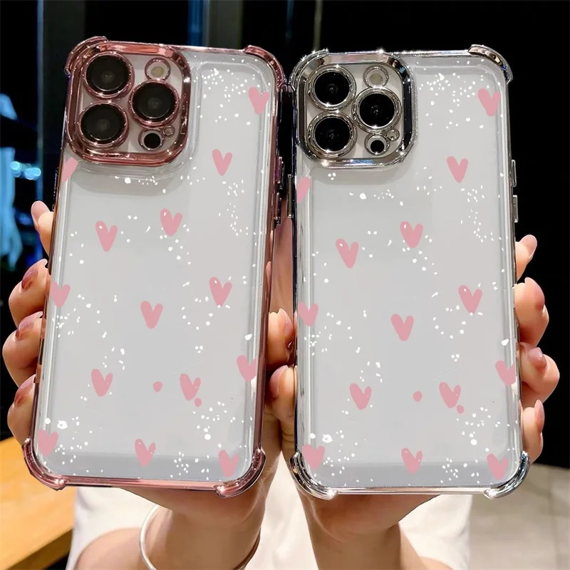Love Heart Clear Phone Case For Google PIXEL 7 8 9 10 Pro XL 9A 7A 8A 5G Plating Airbag Armor Luxury Shockproof Cover
Love Heart Clear Phone Case For Google PIXEL 7 8 9 10 Pro XL 9A 7A 8A 5G Plating Airbag Armor Luxury Shockproof Cover