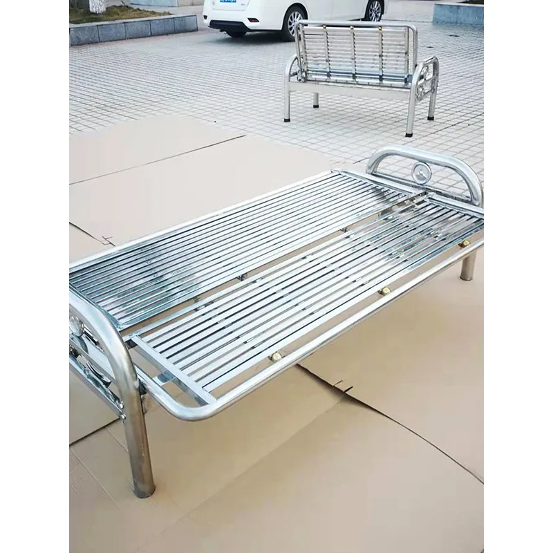 Stainless steel sofa bed modern simple multi-person lunch break new dual-purpose sofa chair
Stainless steel sofa bed modern simple multi-person lunch break new dual-purpose sofa chair