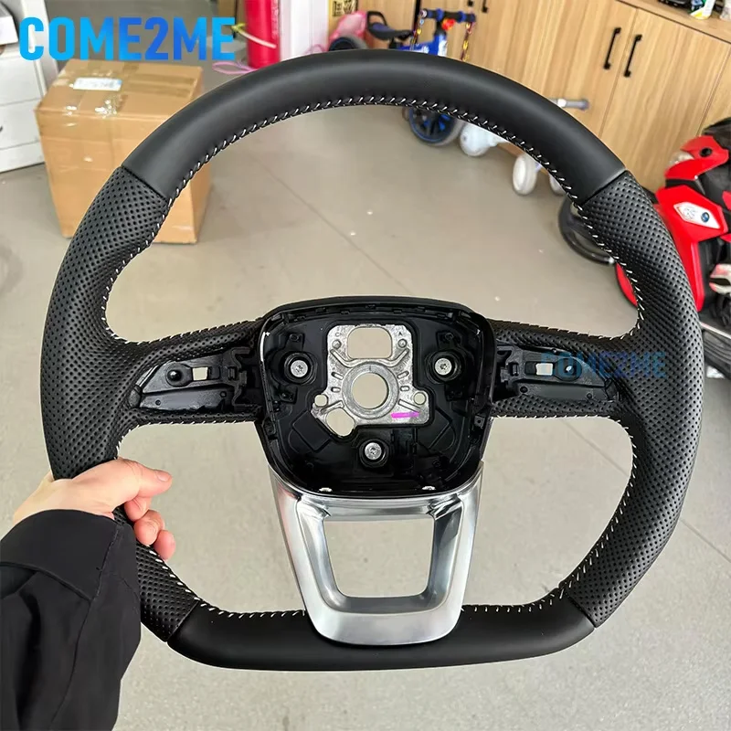 Perforated leather steering wheel for Audi Q5 FY Q7 4M Q8 S RS S LOGO multifunctional steering wheel
Perforated leather steering wheel for Audi Q5 FY Q7 4M Q8 S RS S LOGO multifunctional steering wheel