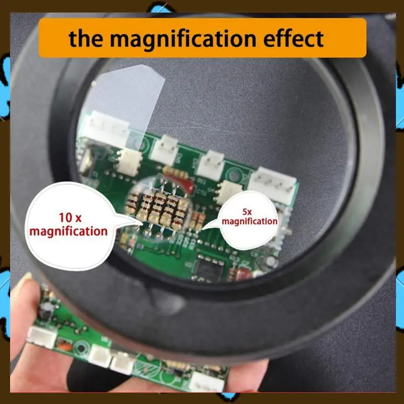 Promotion! 3Pcs LED Magnifying Lamp 5X 10X Magnifier With Light Table And Desk Lamp Floor Stand Adjustable (Black) US PLUG
Promotion! 3Pcs LED Magnifying Lamp 5X 10X Magnifier With Light Table And Desk Lamp Floor Stand Adjustable (Black) US PLUG