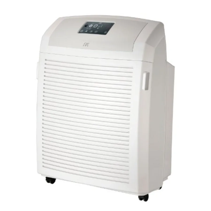 Heavy Duty Air Cleaner for industrial use, HEPA-carbon-TiO2 composite filter, black, captures smoke dust pollen PM2.5 virus bac
Heavy Duty Air Cleaner for industrial use, HEPA-carbon-TiO2 composite filter, black, captures smoke dust pollen PM2.5 virus bac
