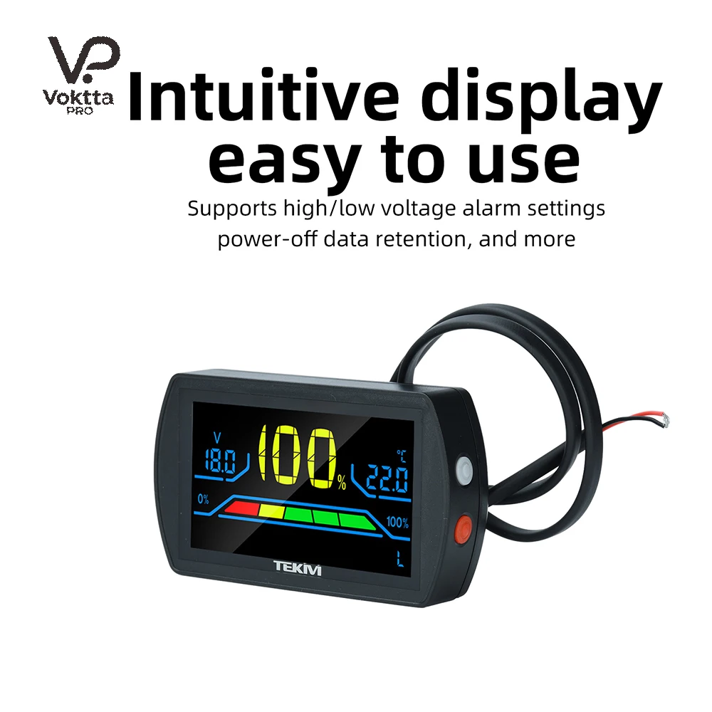 DC 7–100V 2 Wire Digital Voltmeter Battery Voltages Indicator Tester Universal for Lithium LiFePO4 Battery Repair Tool
DC 7–100V 2 Wire Digital Voltmeter Battery Voltages Indicator Tester Universal for Lithium LiFePO4 Battery Repair Tool