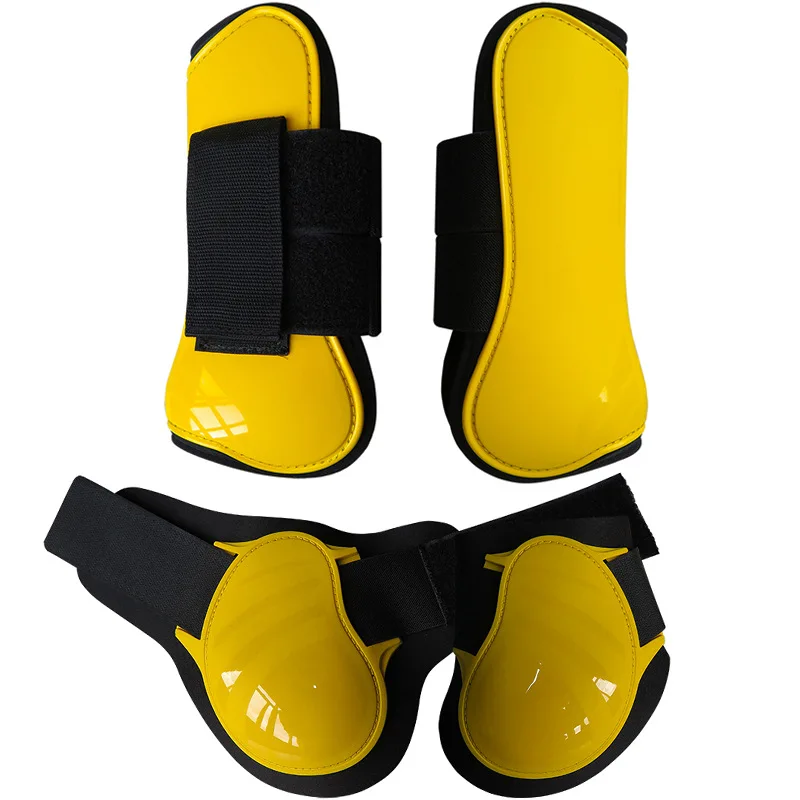 Adjustable PU Shell Horse Tendon Boots Neoprene Riding Leg Protectors
Adjustable PU Shell Horse Tendon Boots Neoprene Riding Leg Protectors