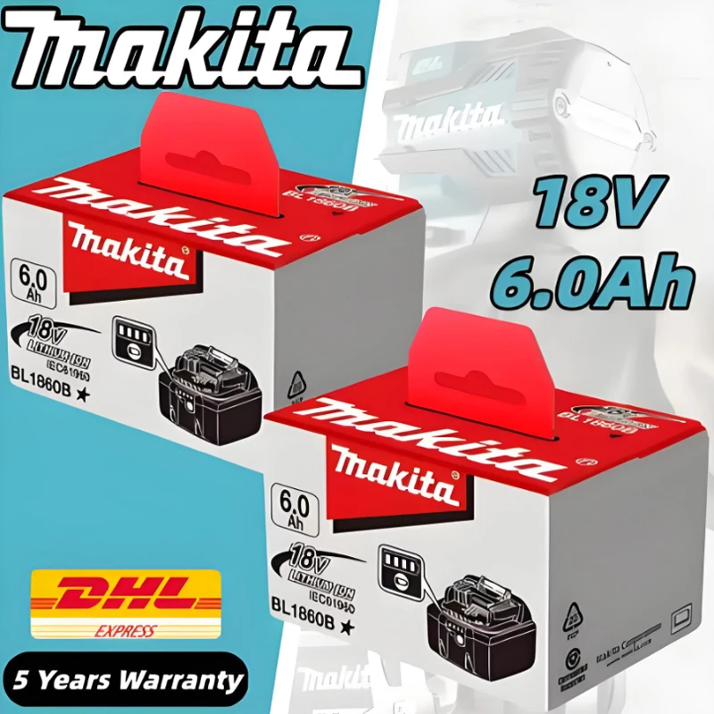 BL1860 Makita battery ,18V 6Ah rechargeable battery, for Makita DTD172 DDF487 DTW300 DGA404 Power Tools Battery
BL1860 Makita battery ,18V 6Ah rechargeable battery, for Makita DTD172 DDF487 DTW300 DGA404 Power Tools Battery