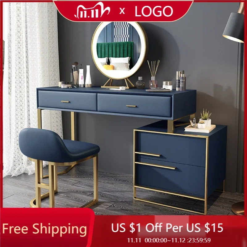 Luxury Wooden Vanity Dresser Storage Cabinet Make Up Mirrors Dressing Table Modern Women Coiffeuse De Chambre Bedroom Furniture
Luxury Wooden Vanity Dresser Storage Cabinet Make Up Mirrors Dressing Table Modern Women Coiffeuse De Chambre Bedroom Furniture