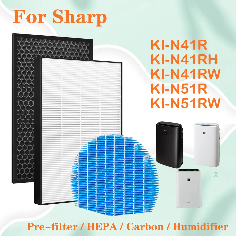 Filter set suitable for Sharp air purifier KI-N41RH KI-N41RW KI-N51RW ,Replacement HEPA Carbon Filter and Humidifiying filter
Filter set suitable for Sharp air purifier KI-N41RH KI-N41RW KI-N51RW ,Replacement HEPA Carbon Filter and Humidifiying filter