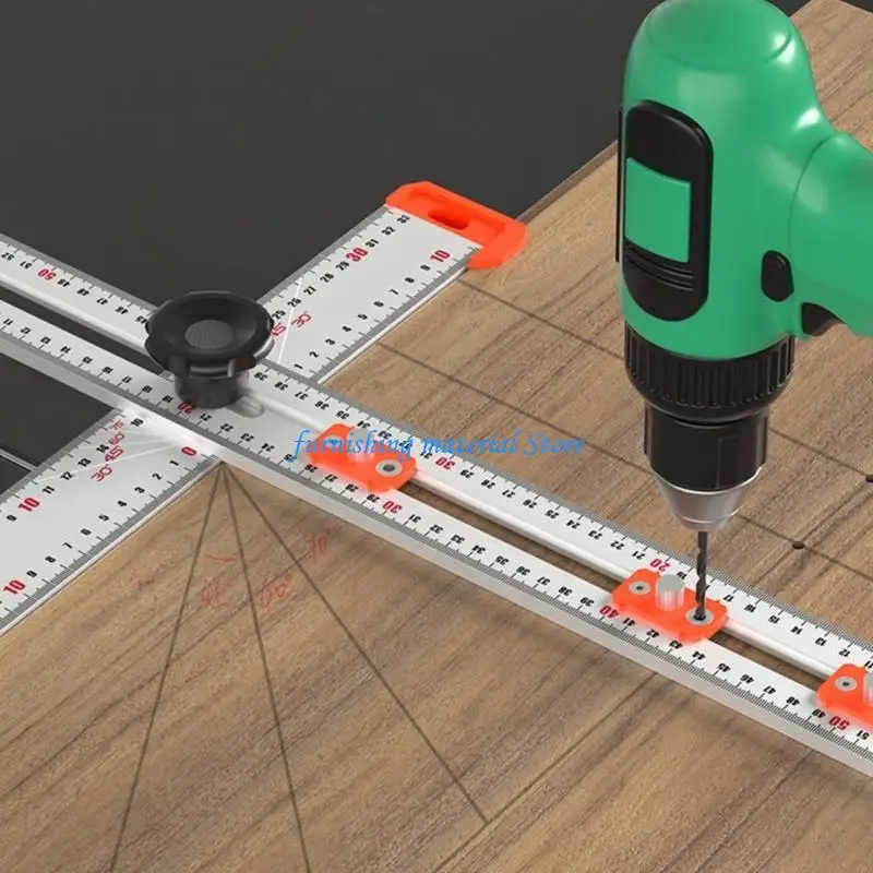 Y5GD CabinetHardwareJig, AdjustableCabinet Handle Template Tool with Alignment Hole Locators Drill Guide
Y5GD CabinetHardwareJig, AdjustableCabinet Handle Template Tool with Alignment Hole Locators Drill Guide