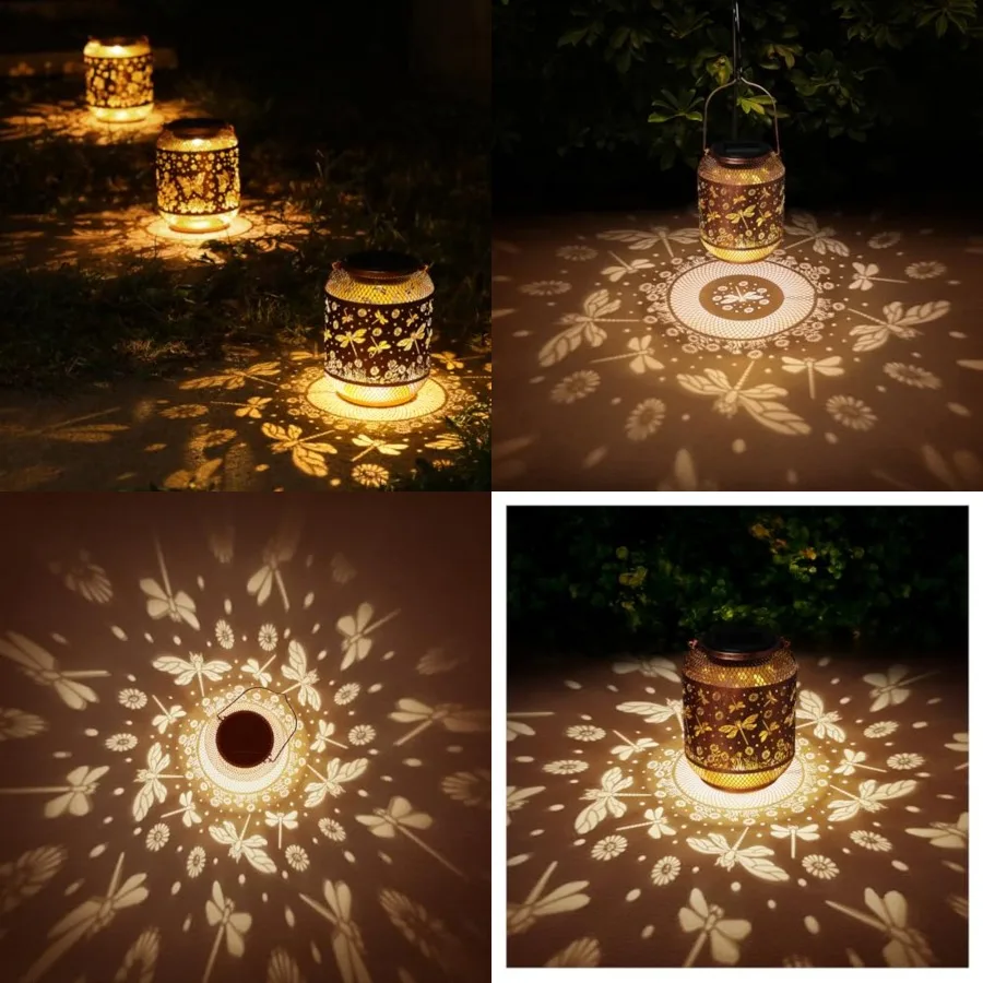 2 Pack Dragonfly Solar Lanterns Outdoor Waterproof Garden Decor Gifts for Mom Women Grandma Metal Hanging Solar Lights Outdoor
2 Pack Dragonfly Solar Lanterns Outdoor Waterproof Garden Decor Gifts for Mom Women Grandma Metal Hanging Solar Lights Outdoor