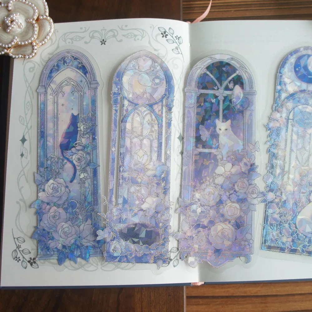 10 Pcs Laser Diamond Pattern Picture Window Style PVC Sticker and Paper Card Set Scrapbooking DIY Gift Decoration Tag
10 Pcs Laser Diamond Pattern Picture Window Style PVC Sticker and Paper Card Set Scrapbooking DIY Gift Decoration Tag