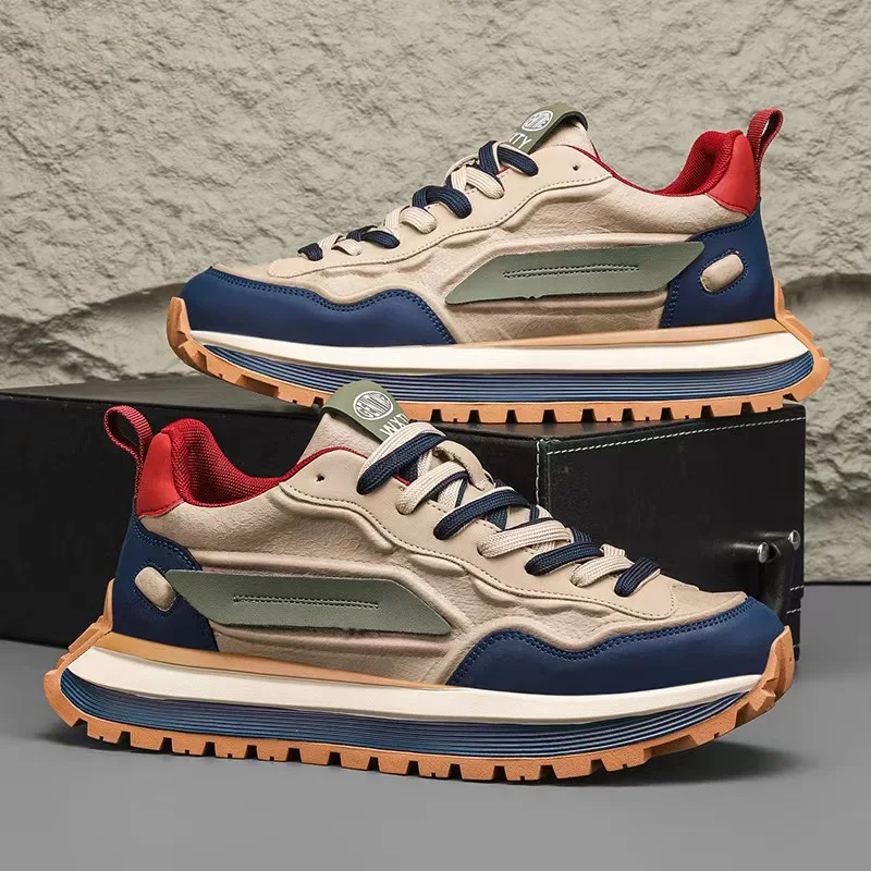 New Men's Casual Sneakers Fashion Mixed Color Casual Shoes for Men Paltform Height Increasing Breathable Running Shoes Men 2025
New Men's Casual Sneakers Fashion Mixed Color Casual Shoes for Men Paltform Height Increasing Breathable Running Shoes Men 2025