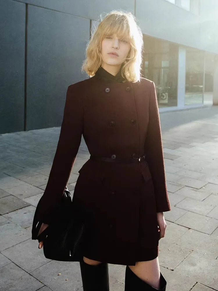 HH Women's Spring Fashion Versatile Round Neck Double-Breasted Suit Dress Female Temperament Commuting Casual Long Sleeve Dress
HH Women's Spring Fashion Versatile Round Neck Double-Breasted Suit Dress Female Temperament Commuting Casual Long Sleeve Dress