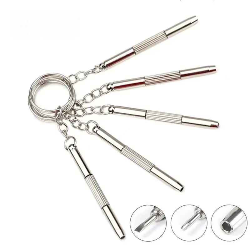Multifunctional Mini Glasses Screwdriver Hand Tools Slotted Cross Toughbuilt Portable Watch Phone Repair Tools With Keychain
Multifunctional Mini Glasses Screwdriver Hand Tools Slotted Cross Toughbuilt Portable Watch Phone Repair Tools With Keychain