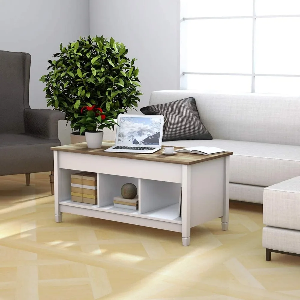 Modern Coffee Table w/Hidden Compartment and Open Storage Shelf for Living Room Office Reception Room
Modern Coffee Table w/Hidden Compartment and Open Storage Shelf for Living Room Office Reception Room