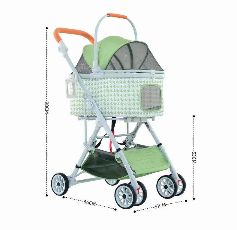 Luxury Pet Stroller With 4 Wheels Easy Foldable Small Size Trolley for Car Outdoor Walking Travel Cats Dogs
Luxury Pet Stroller With 4 Wheels Easy Foldable Small Size Trolley for Car Outdoor Walking Travel Cats Dogs