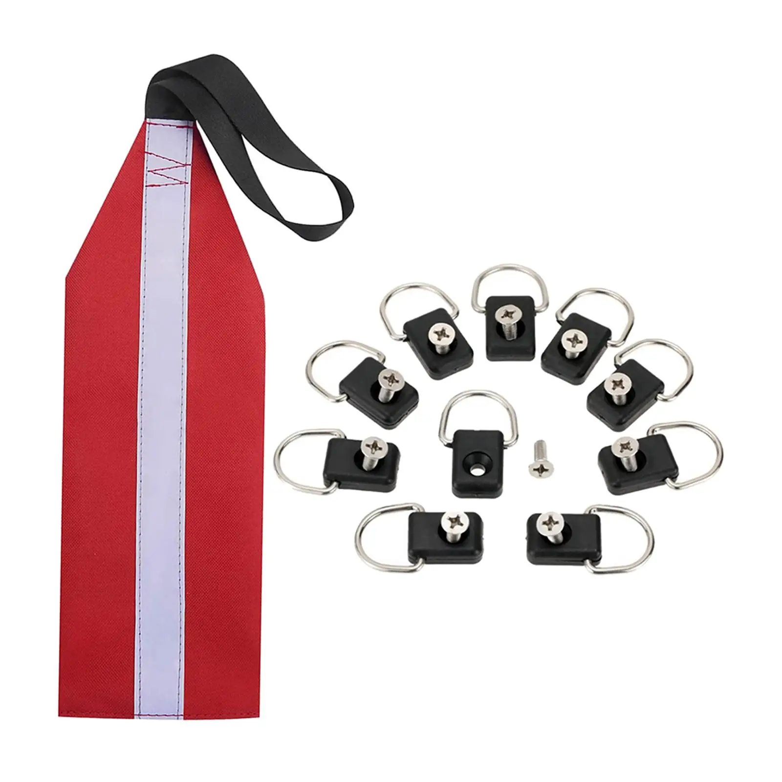 Red Kayak Tow Safety Flag Canoe Towing Trailer Warning Flags with D Rings Rope Buckles with Lanyard Travel Sign
Red Kayak Tow Safety Flag Canoe Towing Trailer Warning Flags with D Rings Rope Buckles with Lanyard Travel Sign