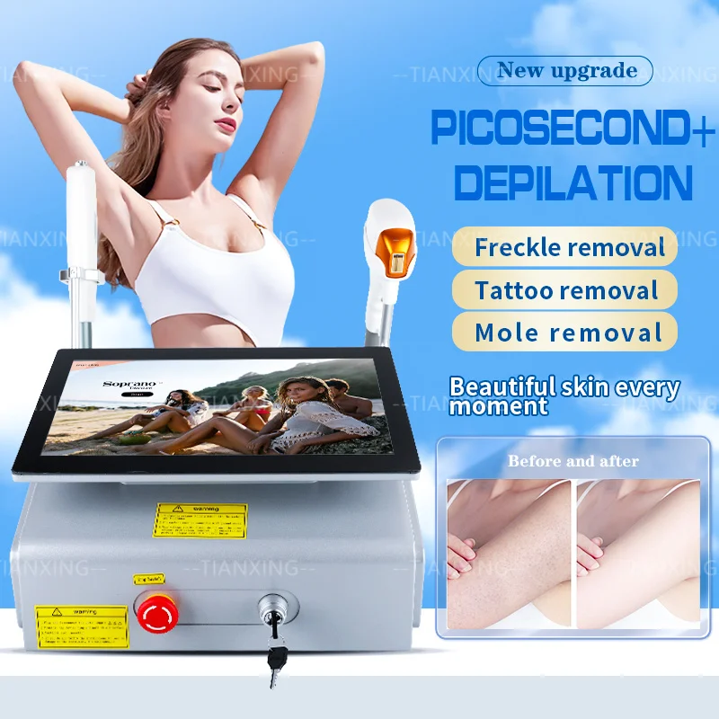 2025 NEW 808nm 2-in-1 picosecond 4 wavelength 4000W diode laser freezing point painless permanent hair removal machine
2025 NEW 808nm 2-in-1 picosecond 4 wavelength 4000W diode laser freezing point painless permanent hair removal machine