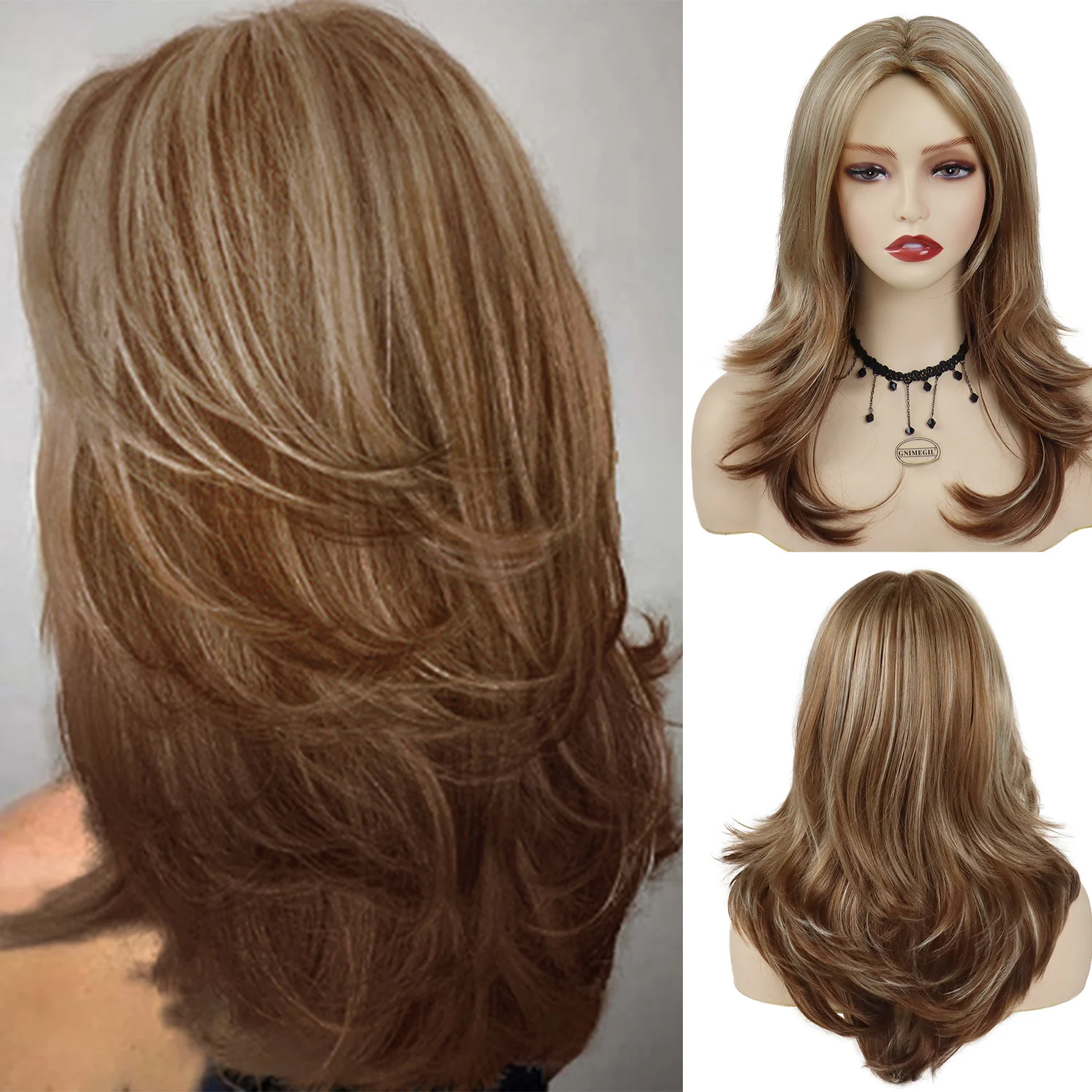 Женский блондинка, коричневый парик с эффектом омбре, синтетические длинные волнистые парики для женщин, волосы со средним пробором, термостойкие, повседневный костюм для косплея, вечерние
Женский блондинка, коричневый парик с эффектом омбре, синтетические длинные волнистые парики для женщин, волосы со средним пробором, термостойкие, повседневный костюм для косплея, вечерние