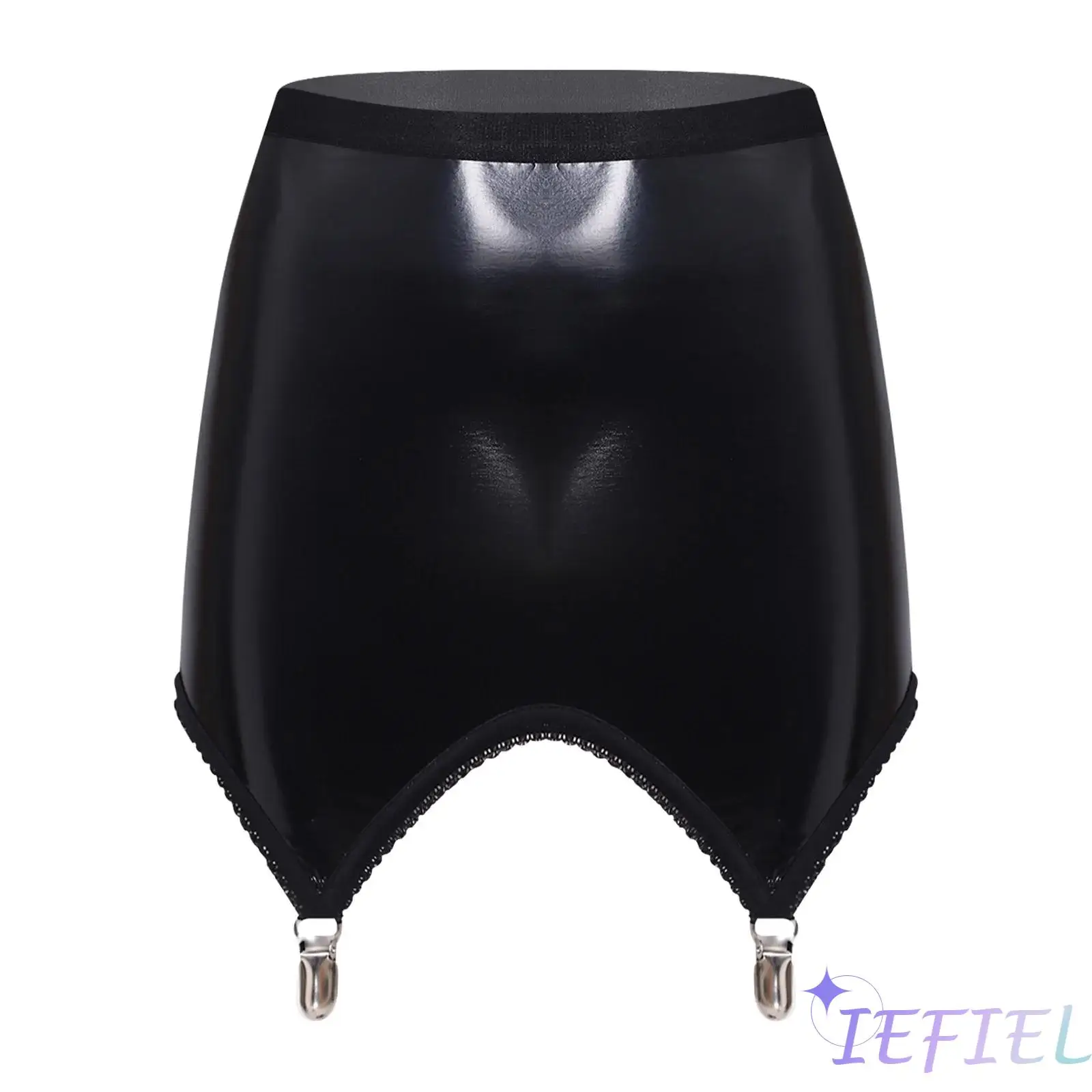 Glossy Wet Look Miniskirt for Women PU Bodycon High Waist Stretchy with Built In Garter Clips Clubwear for Night Club Rave Party
Glossy Wet Look Miniskirt for Women PU Bodycon High Waist Stretchy with Built In Garter Clips Clubwear for Night Club Rave Party