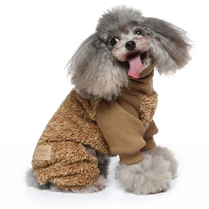 Hot-selling Cat Supplies Pet Dog Clothes Autumn and Winter Plaid Skirt Four-legged Fleece Turtleneck Plush Pet Clothes
Hot-selling Cat Supplies Pet Dog Clothes Autumn and Winter Plaid Skirt Four-legged Fleece Turtleneck Plush Pet Clothes