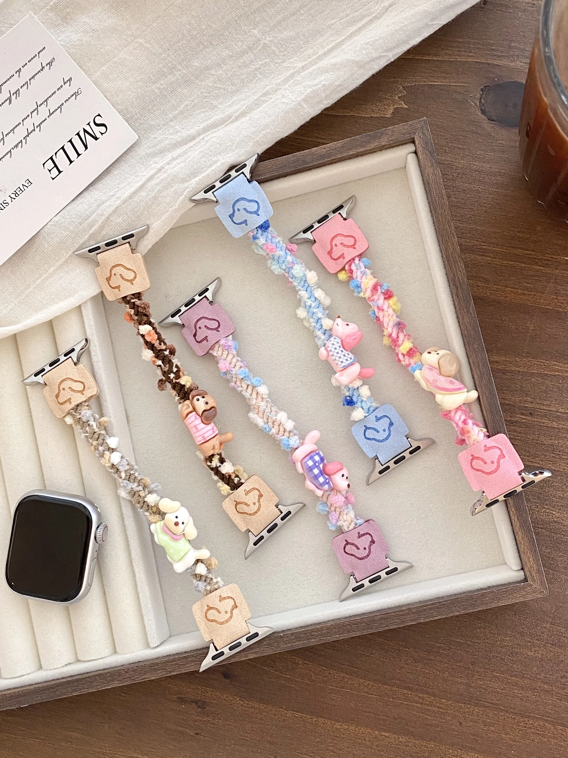 Cute Girls Rubber Band Series Must-Have Watch Strap For Apple Watch S10 46mm 45 44 42 41 40 38mm For Iwatch Cartoon Style
Cute Girls Rubber Band Series Must-Have Watch Strap For Apple Watch S10 46mm 45 44 42 41 40 38mm For Iwatch Cartoon Style