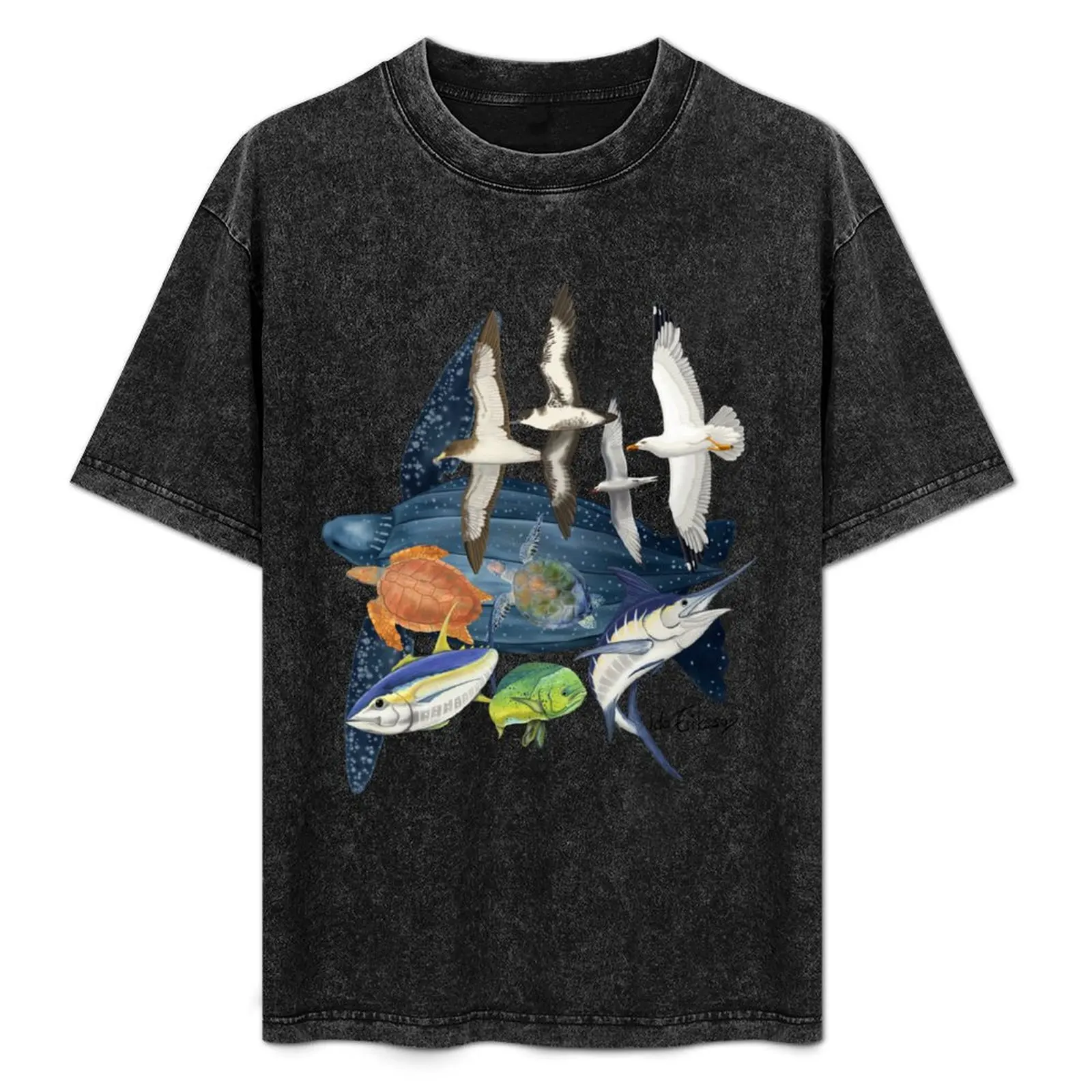 Marine life T-Shirt Basic Plain Tee for Spring and Summer
Marine life T-Shirt Basic Plain Tee for Spring and Summer