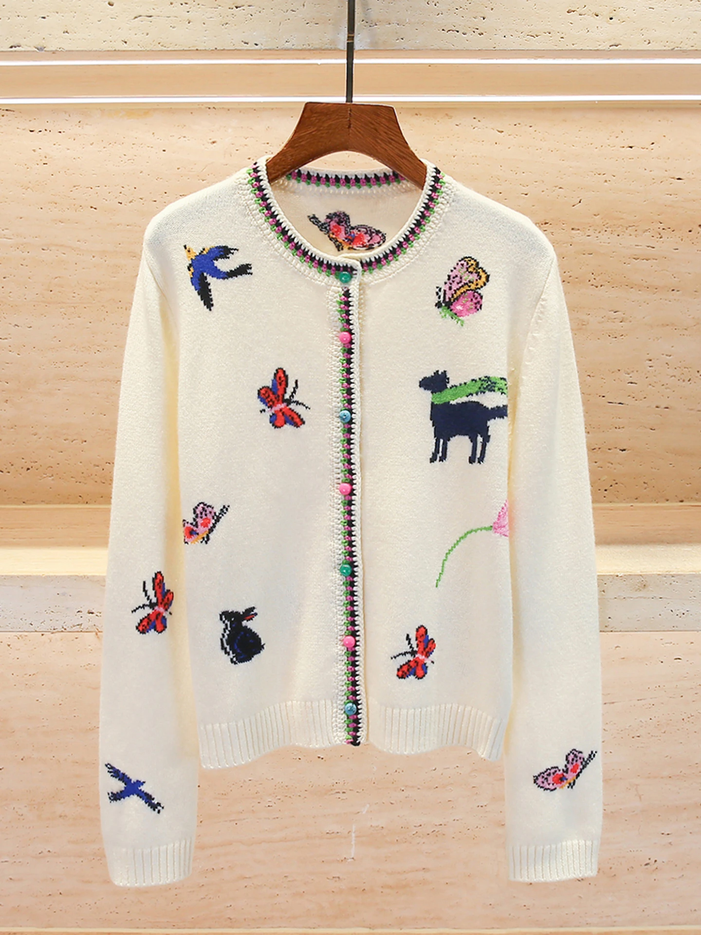 Casual Cartoon Knitted Cardigan Sweater Women's Spring 2026 South Oil High-End Faion Straight Tube Long Sve Elastic roun...
Casual Cartoon Knitted Cardigan Sweater Women's Spring 2026 South Oil High-End Faion Straight Tube Long Sve Elastic roun...