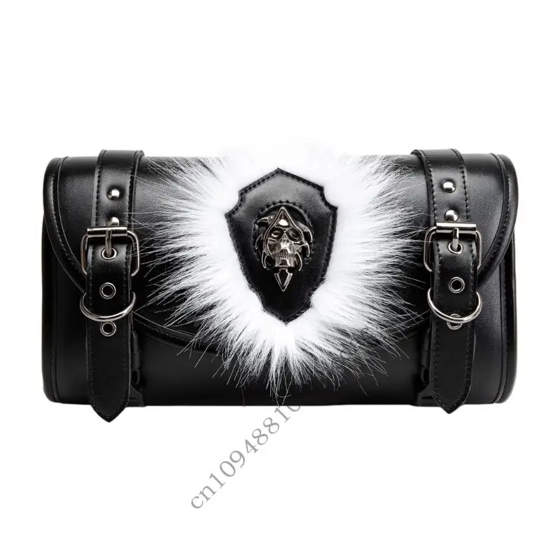Retro Punk Themed PU Leather Front Pack with Reflective Strips & Spacious Design Motorcycle Front Bag for Bike Use
Retro Punk Themed PU Leather Front Pack with Reflective Strips & Spacious Design Motorcycle Front Bag for Bike Use