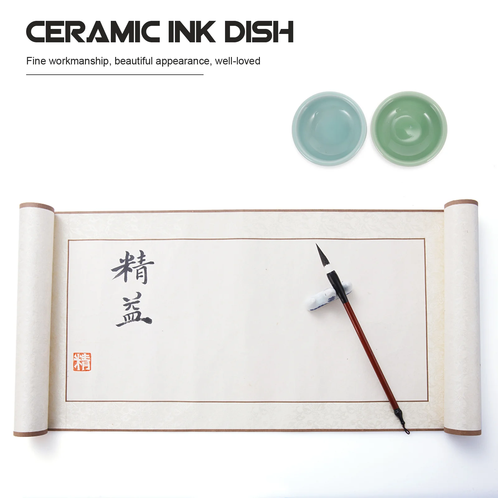 2 Pcs Dip Pen Water Bowl Chinese Calligraphy Small Container Ink Brush Washer Ceramic
2 Pcs Dip Pen Water Bowl Chinese Calligraphy Small Container Ink Brush Washer Ceramic