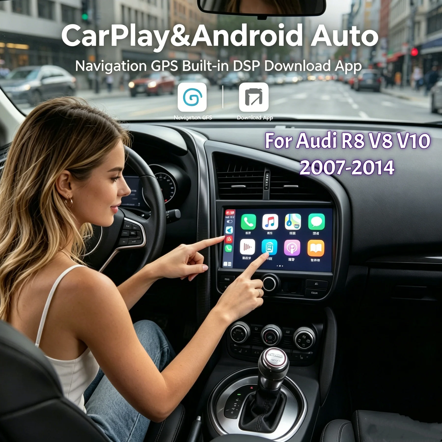 Carplay Car Radio For Audi R8 2007-2015 Car Auto Stereo Android Touch Screen Multimedia Player GPS Navigation Stereo Head Unit
Carplay Car Radio For Audi R8 2007-2015 Car Auto Stereo Android Touch Screen Multimedia Player GPS Navigation Stereo Head Unit
