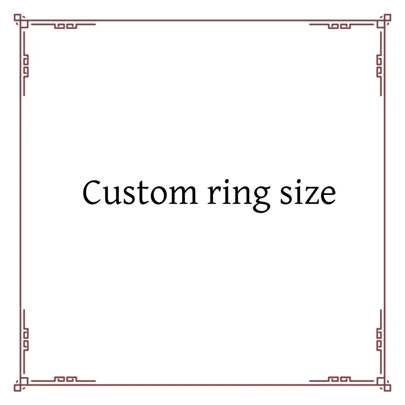Индивидуальное кольцо фиксированного размера
Индивидуальное кольцо фиксированного размера