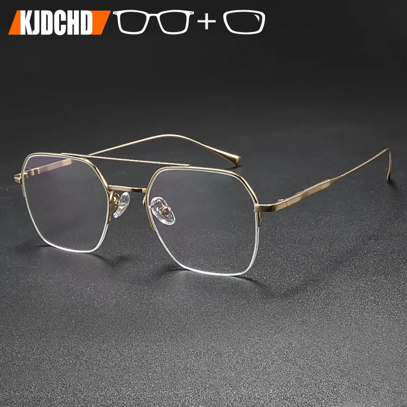 Semi-Rimless Aviation Doctor With Prescription Glasses Men Titanium Photochromic Progressive Eyeglasses Bifocal Optical Eyewear
Semi-Rimless Aviation Doctor With Prescription Glasses Men Titanium Photochromic Progressive Eyeglasses Bifocal Optical Eyewear
